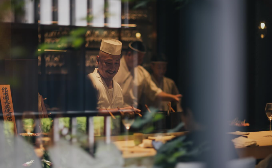 火入れ　店内画像