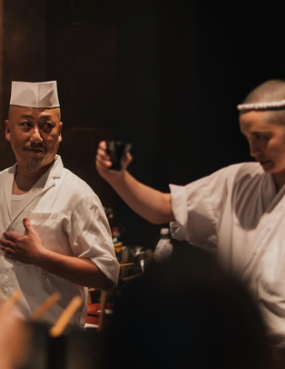 火入れ　店内画像