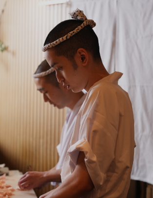 火入れ　店内画像